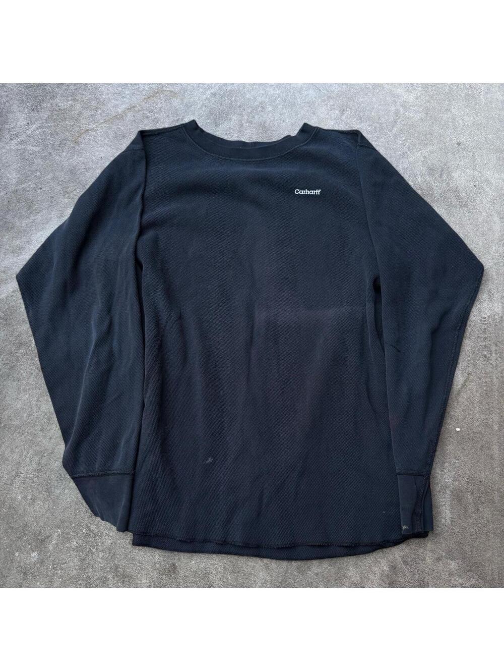 Carhartt Men's Black and Navy Shirt